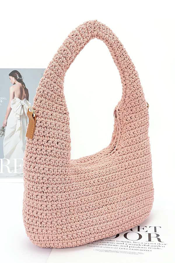 Cotton Woven Summer Hobo Bag