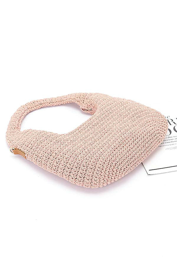 Cotton Woven Summer Hobo Bag