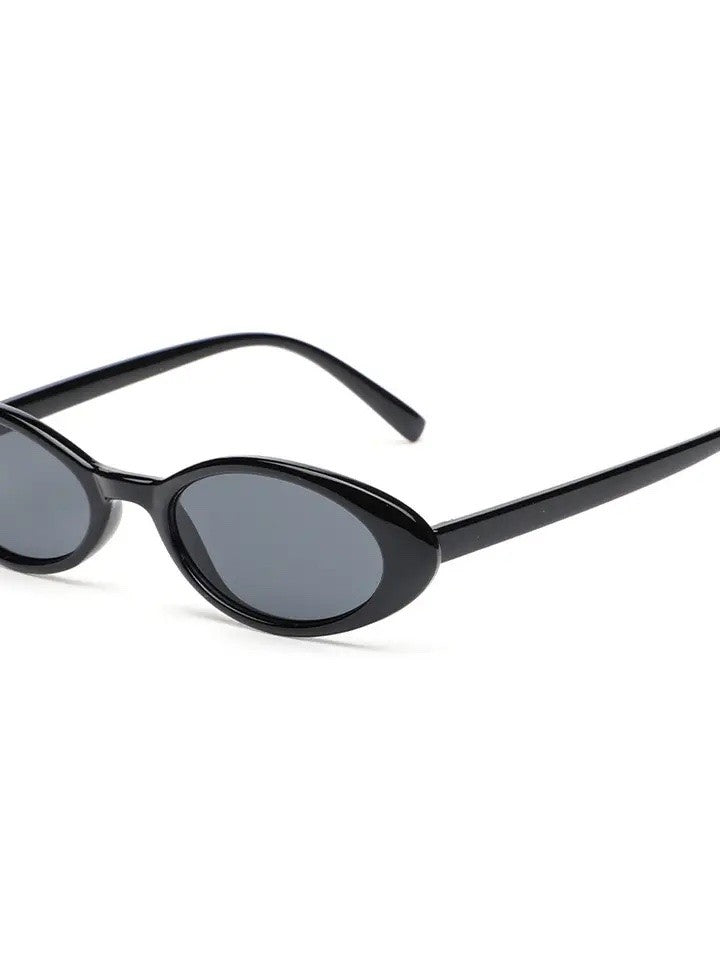 Retro Oval Cat Eye Sunglasses