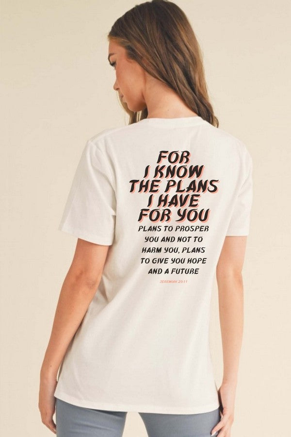 Black God Has A Plan Graphic Cotton T Shirt