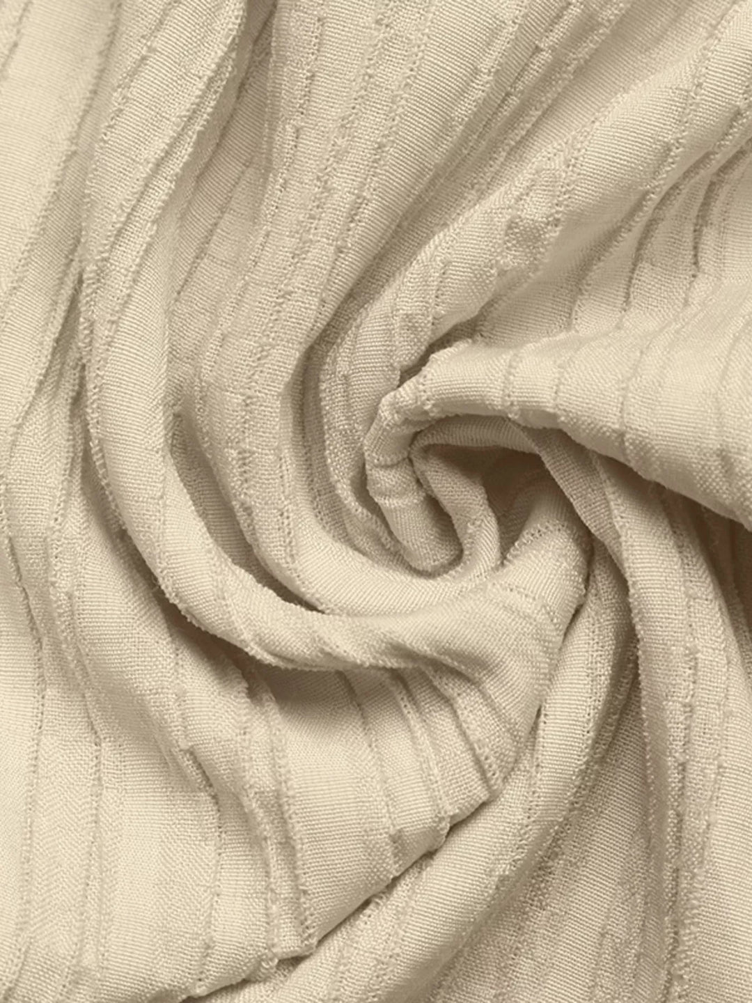 V Neck Drawstring Waist Wide Leg Jumpsuit