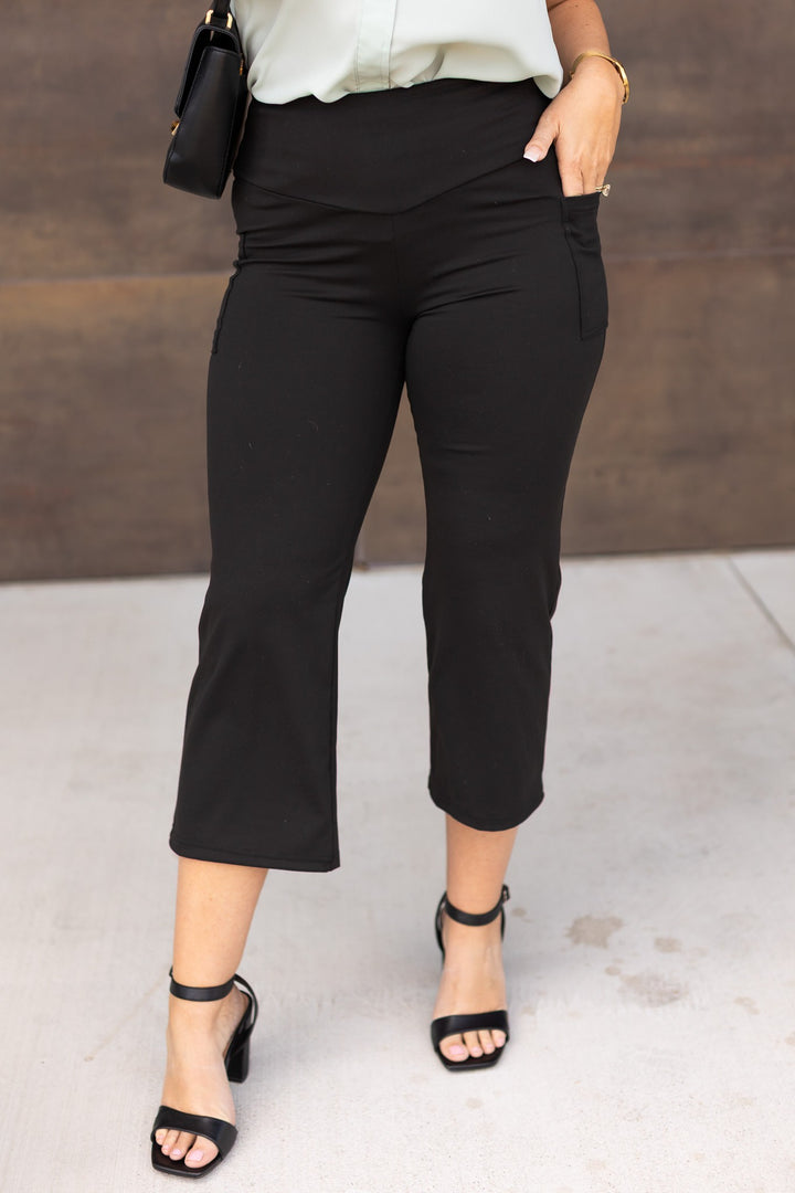 The Faith Tummy Control Gaucho Pants
