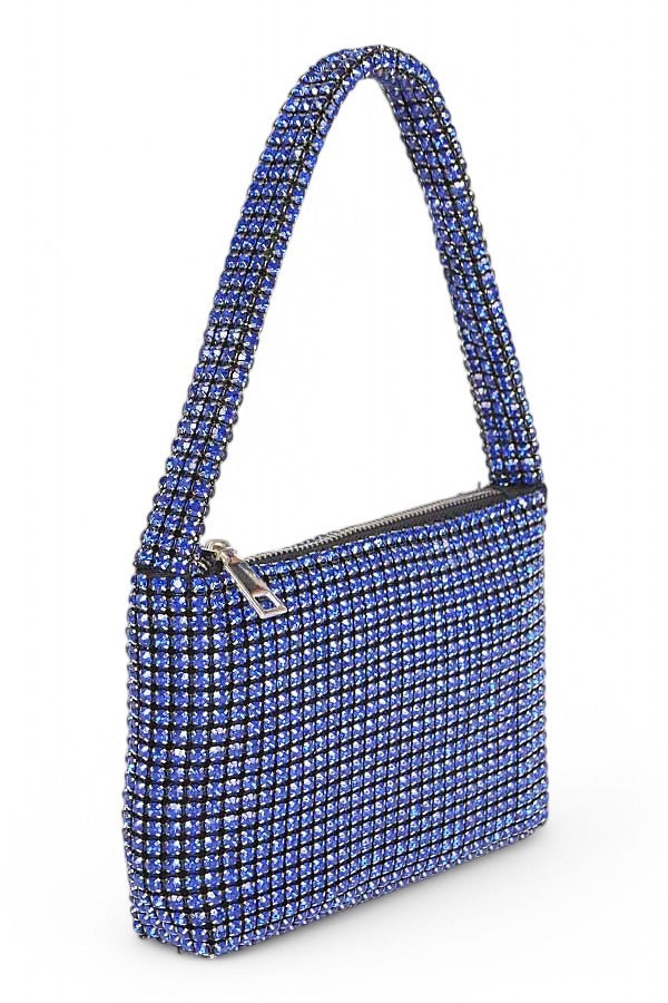 Rhinestone Iconic Soft Clutch Swing Bag