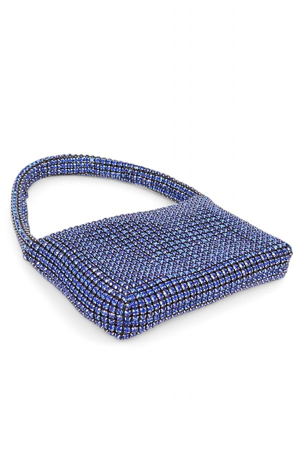 Rhinestone Iconic Soft Clutch Swing Bag