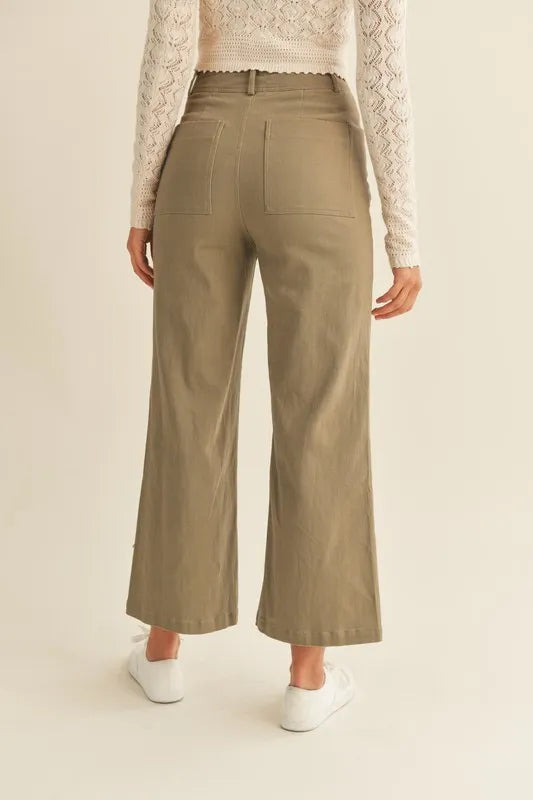 Mable High Rise Pants With Pockets 1