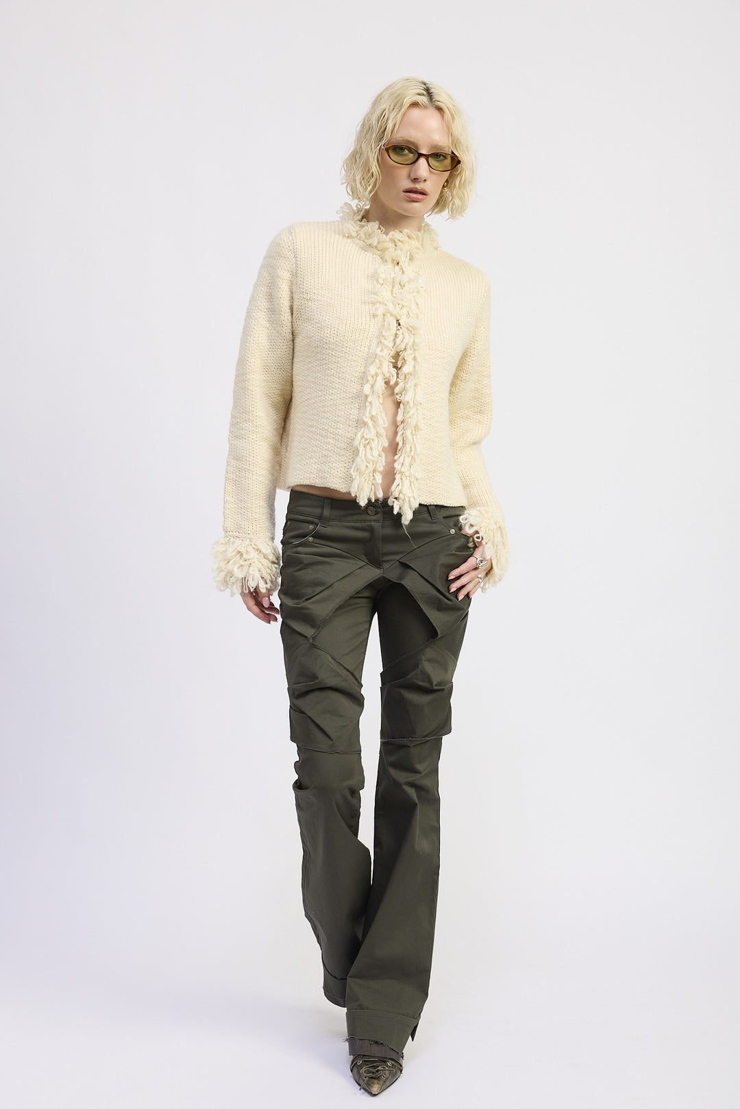 Fringe Knit Cardigan