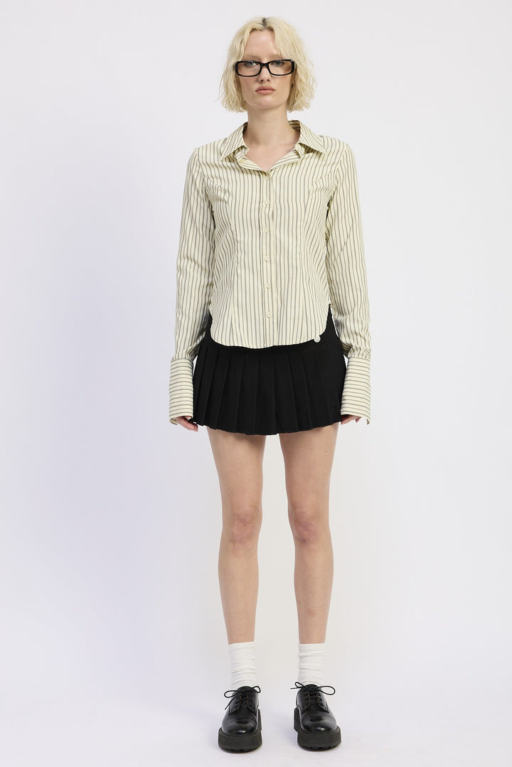 Button Down Striped Shirt