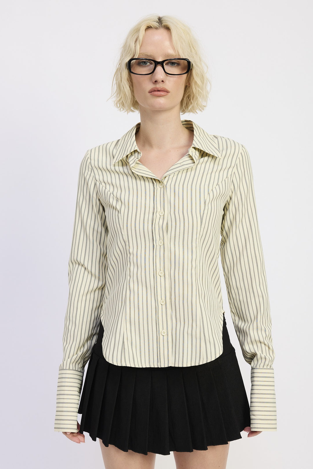 Button Down Striped Shirt