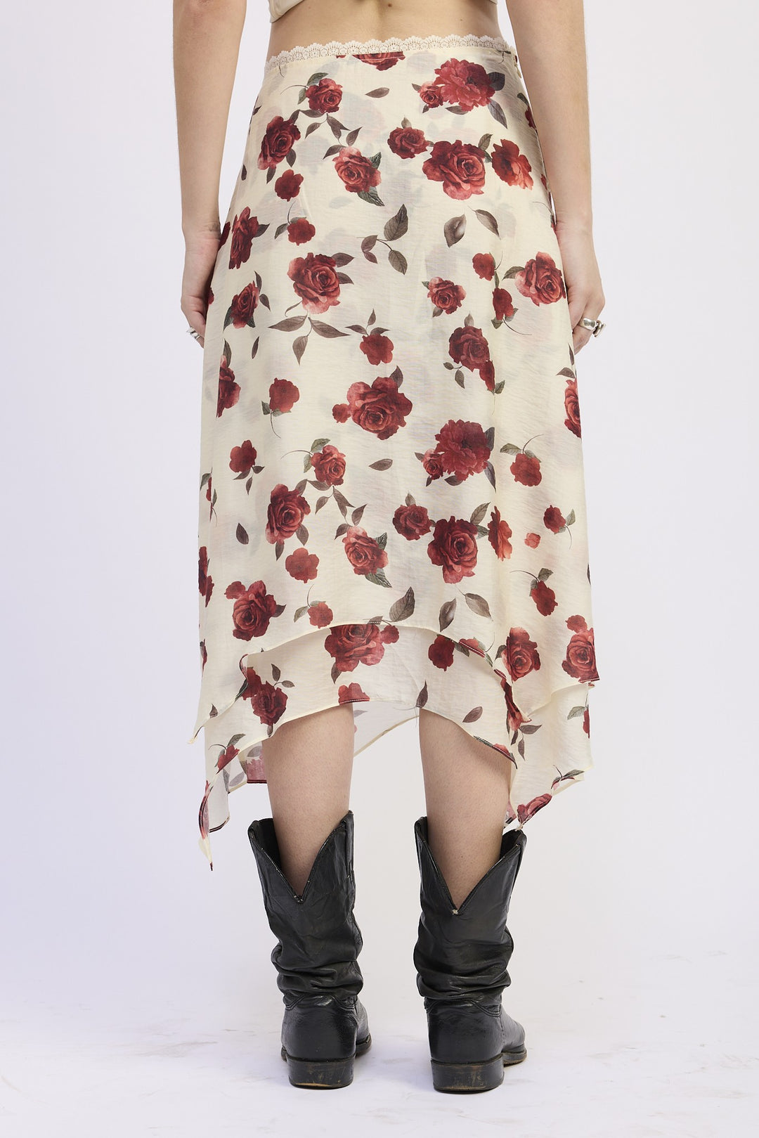 Loral Billowy Midi Skirt