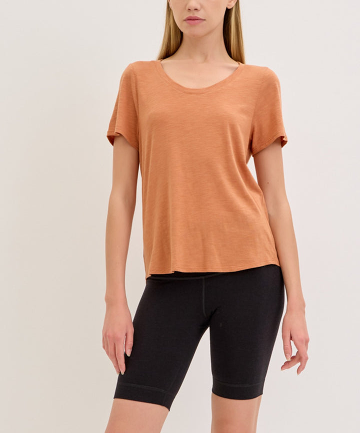 Navy Bamboo Cotton Top