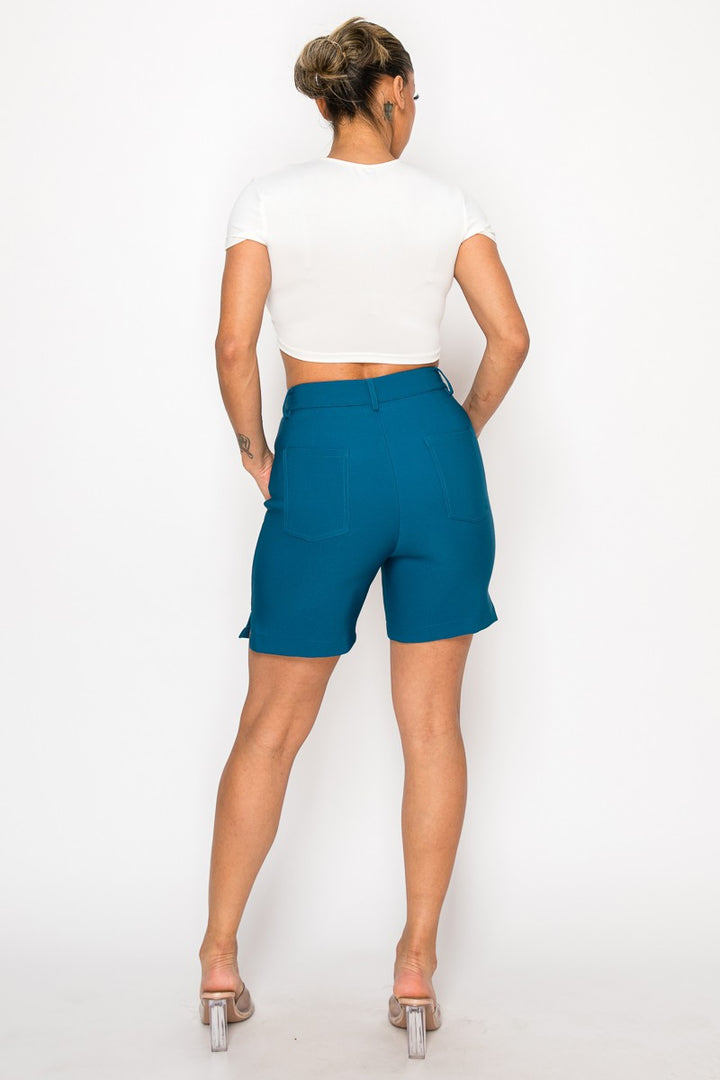 Mauve Golf Straight Dressy Bermuda 4