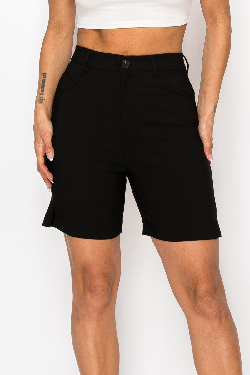 Ivory Golf Straight Dressy Bermuda