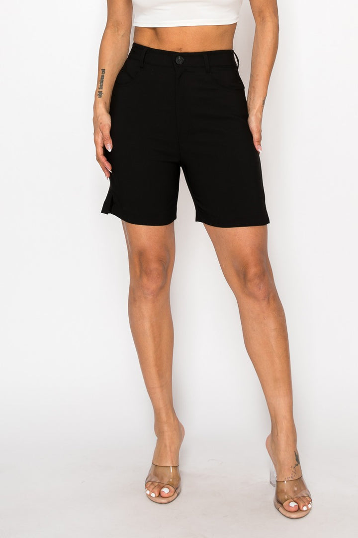 Ivory Golf Straight Dressy Bermuda