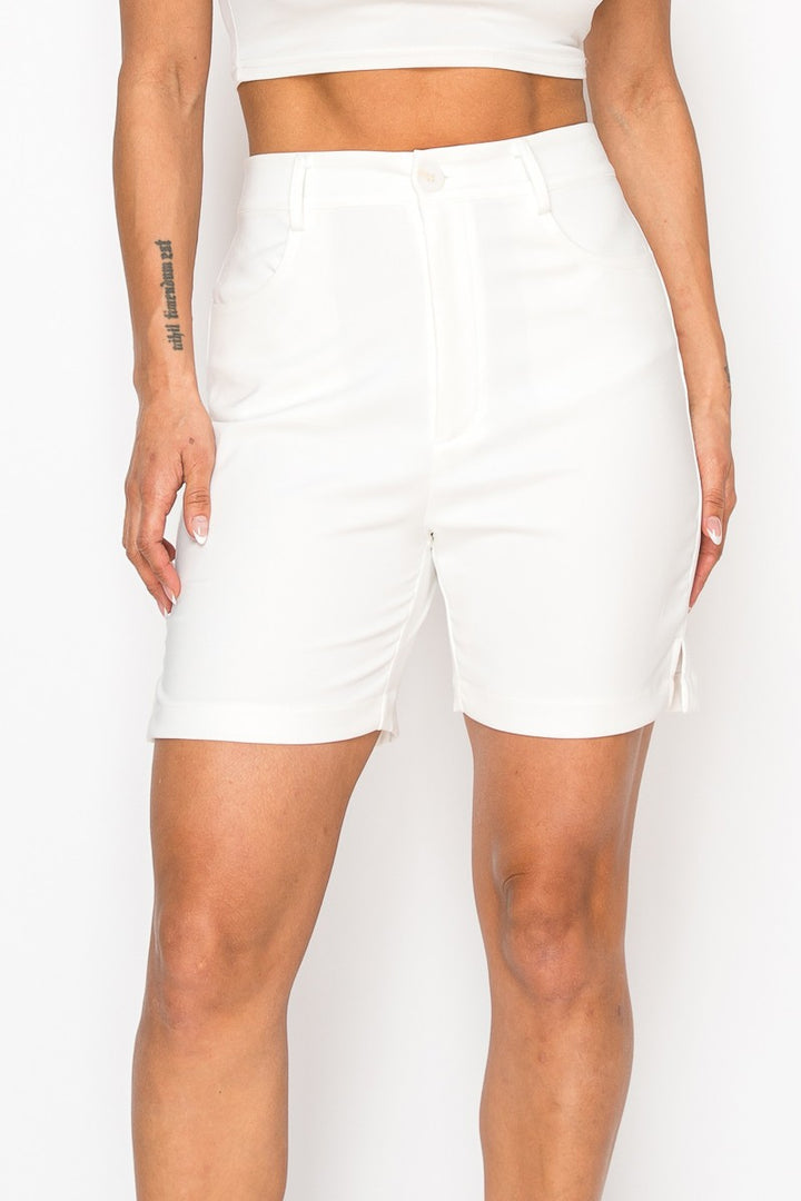 Ivory Golf Straight Dressy Bermuda 2