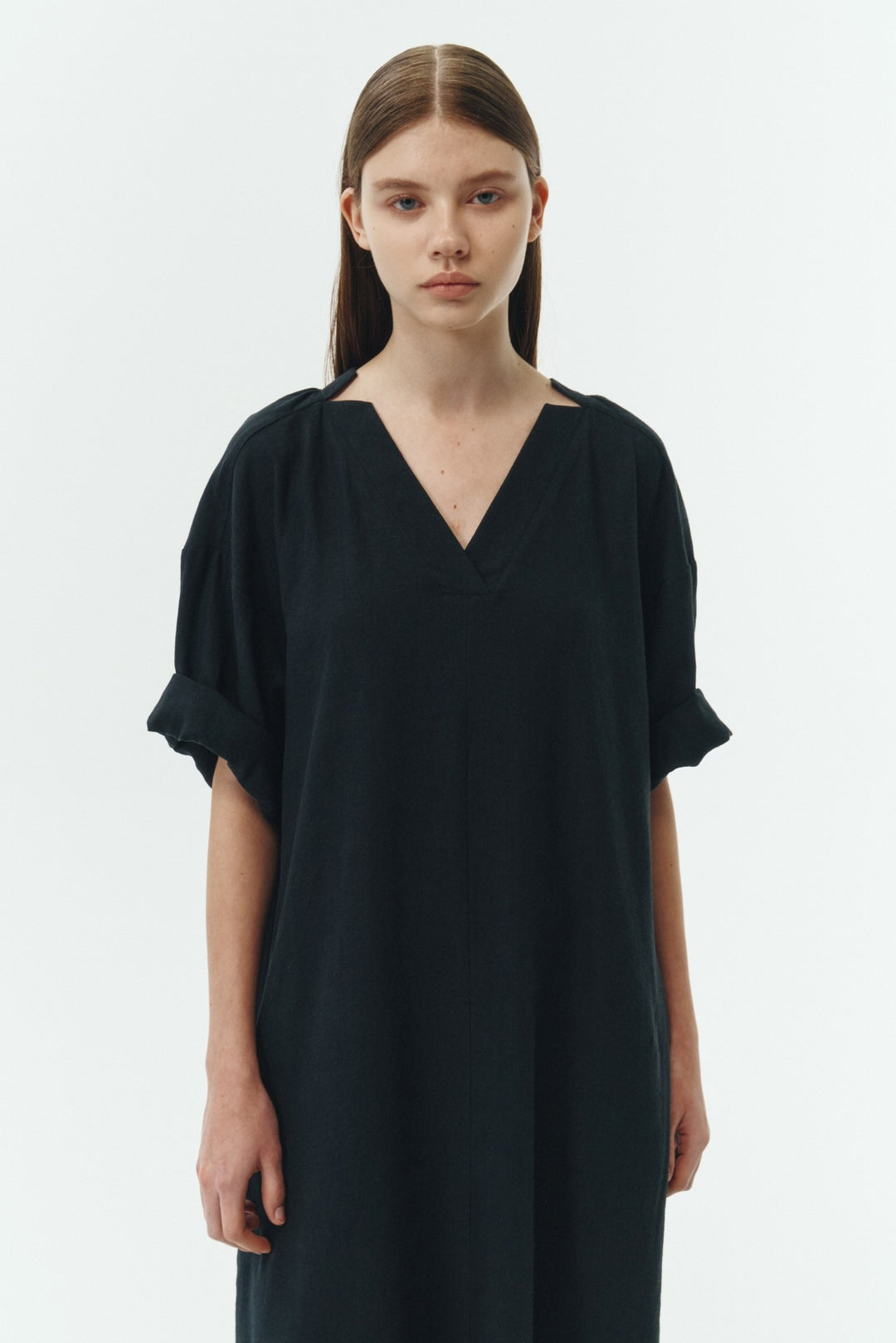 Charlotte Solid Tunic Dress