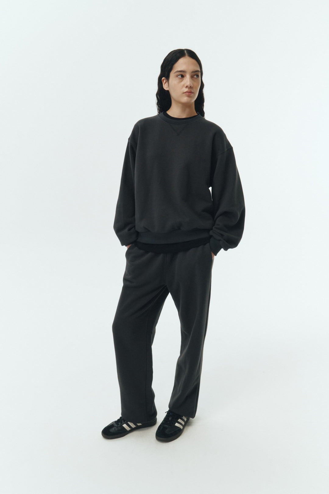 Ink Black Willow Sweatpants