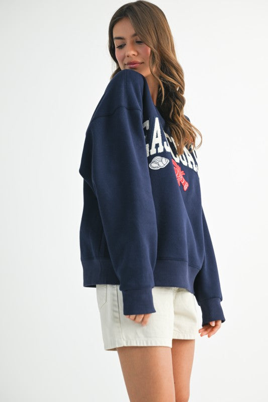 East Coast Graphic Fleece Pullover