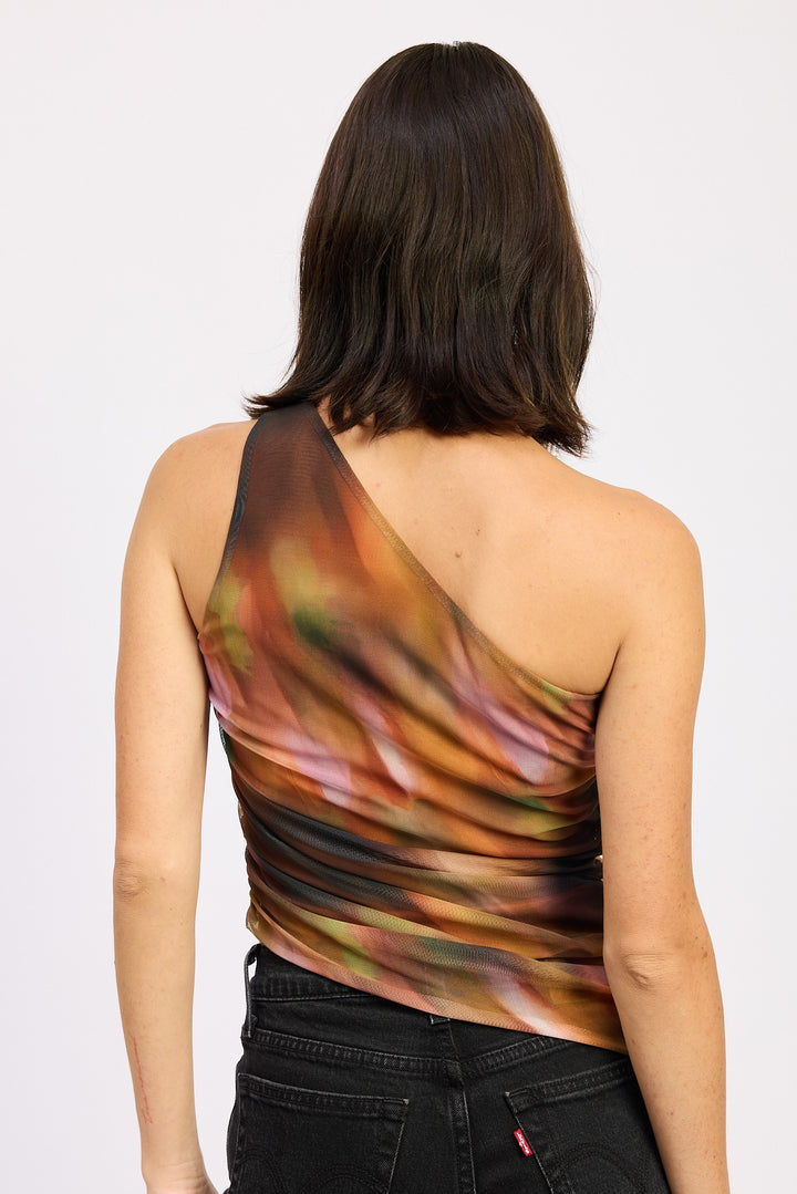Asymmetrical One Shoulder Top