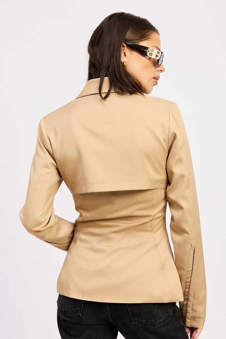 Fitted Blazer Jacquet