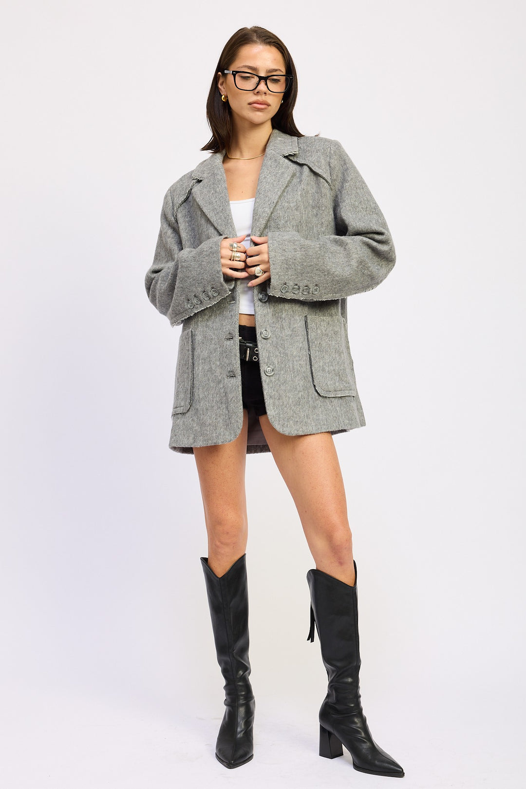 Oversized Coat With Pockets