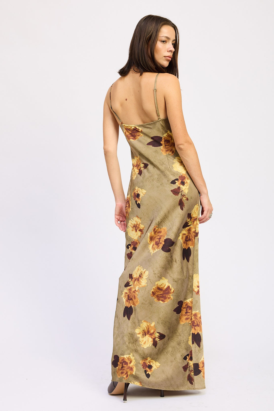 Satin Mid Slip Dress