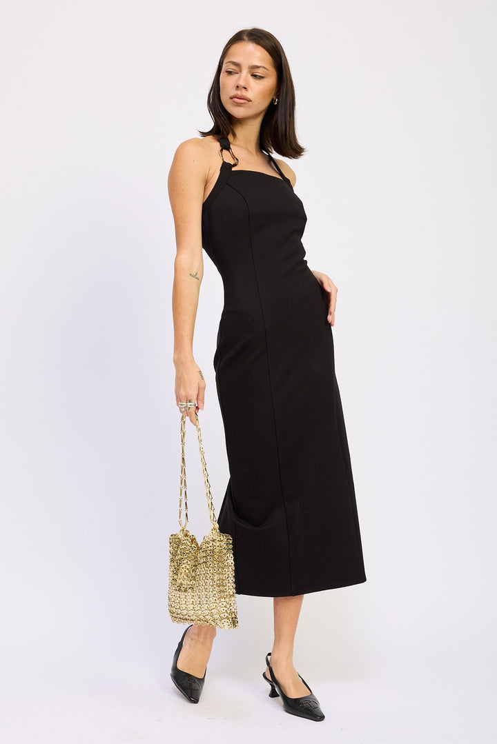 Hardward Halter Midi Dress 1