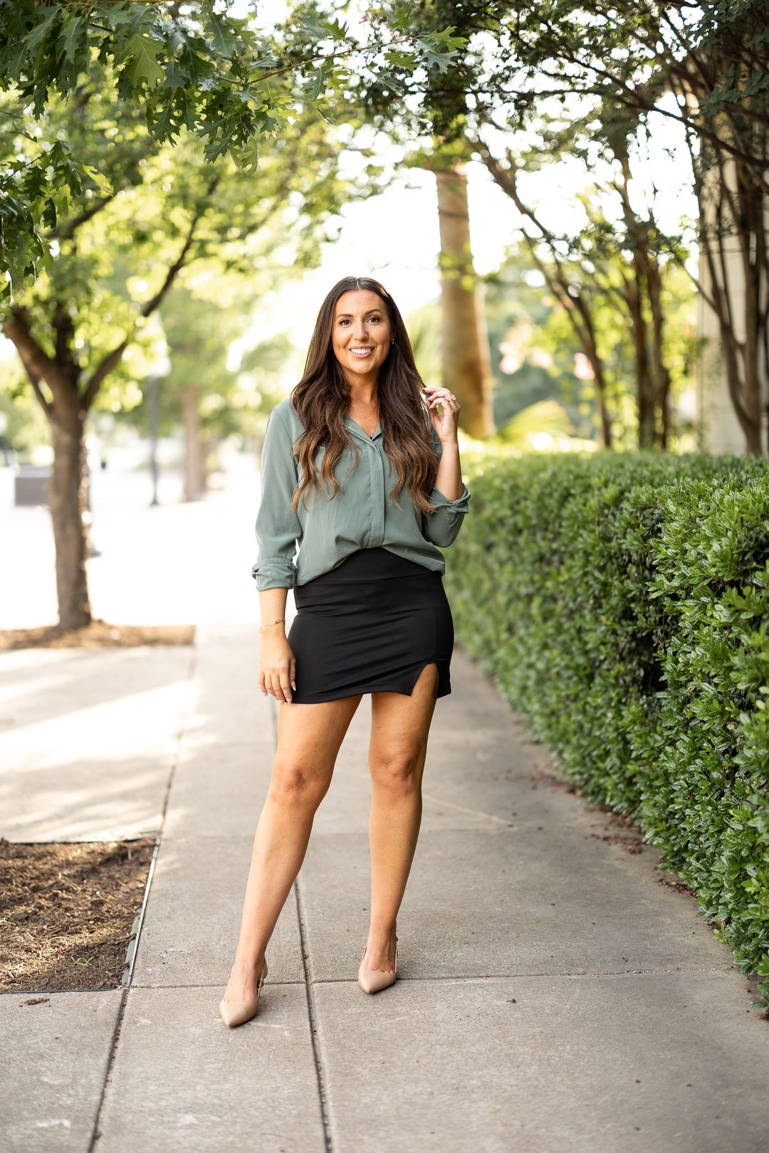 The Savannah Deluxe A Line Skort