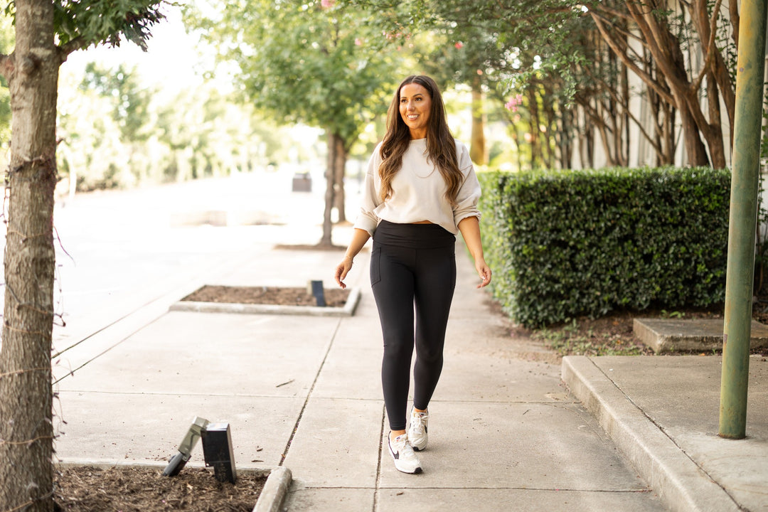 The Amber Fold Over Full Length Leggings