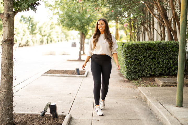 The Amber Fold Over Full Length Leggings