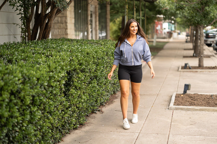 The Taylor Fold Over Biker 5 Shorts