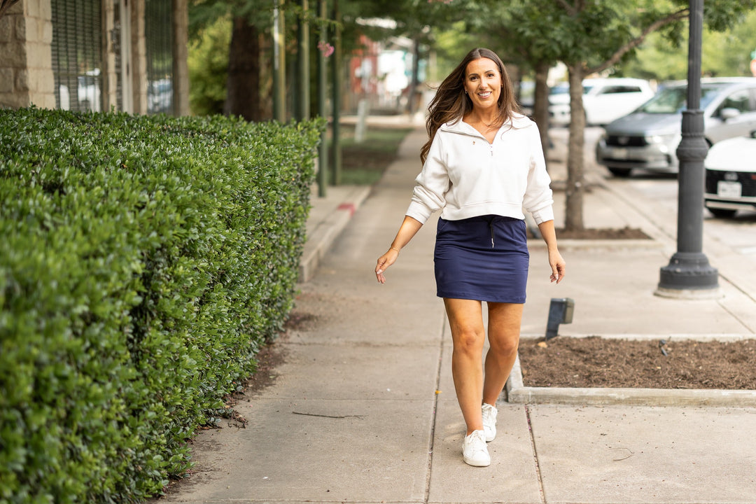 The Naomi Navy Jogger Skirt