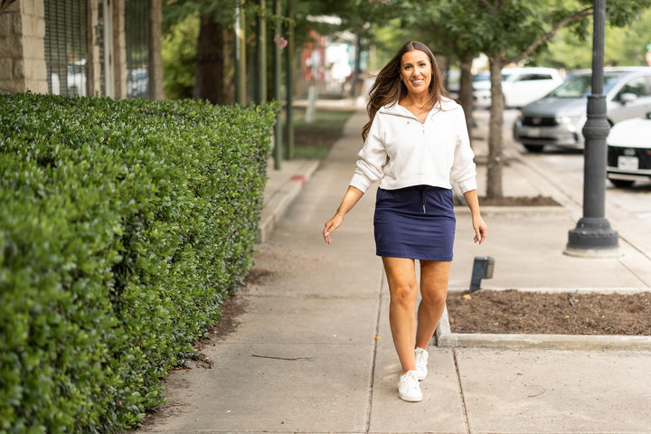 The Naomi Navy Jogger Skirt