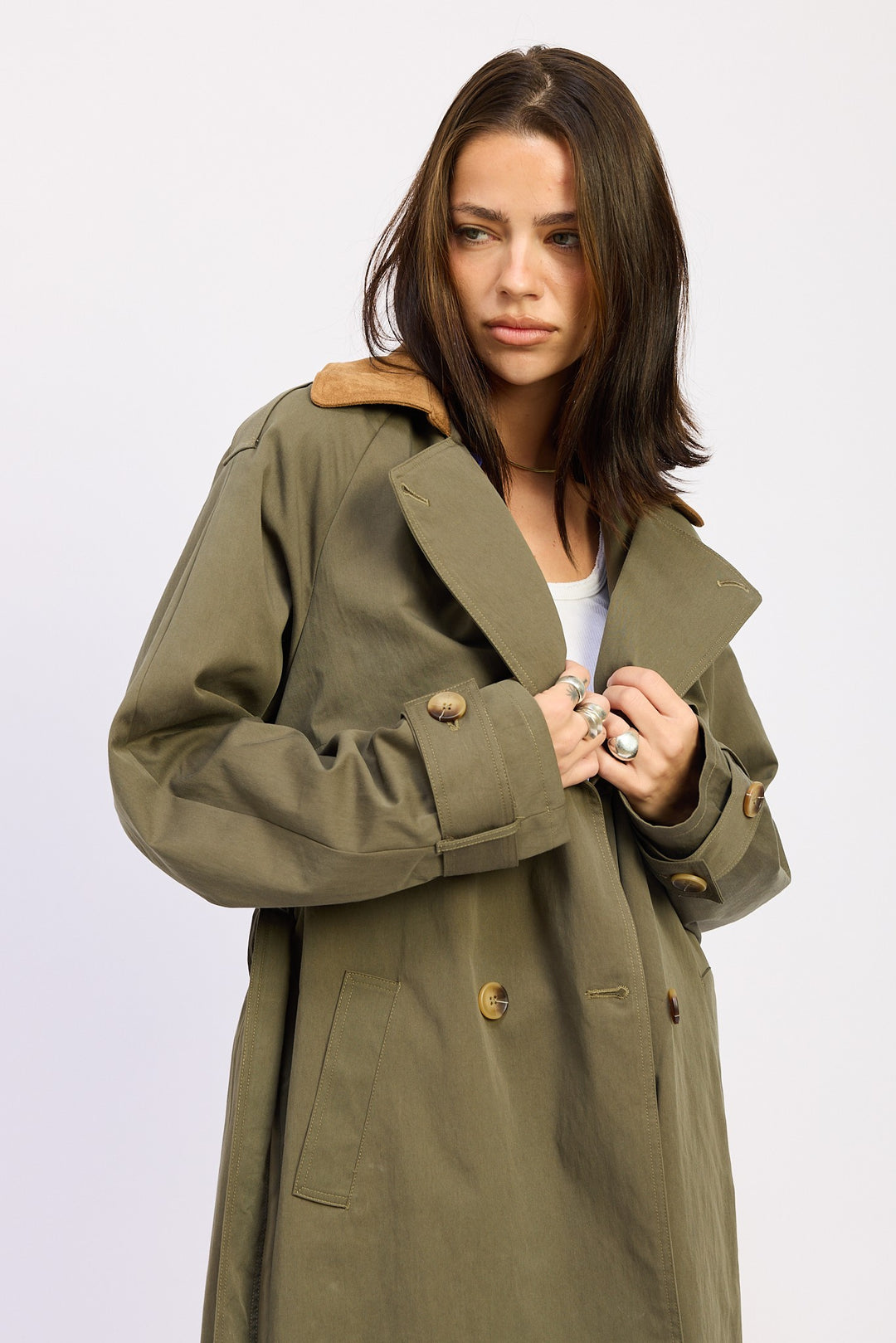 Double Breasted Trench Coat
