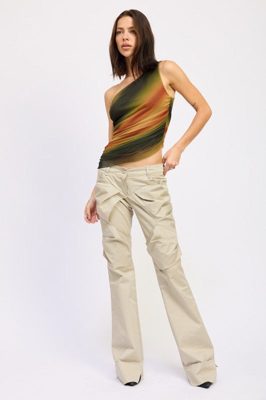 Asymmetrical One Shoulder Top 1