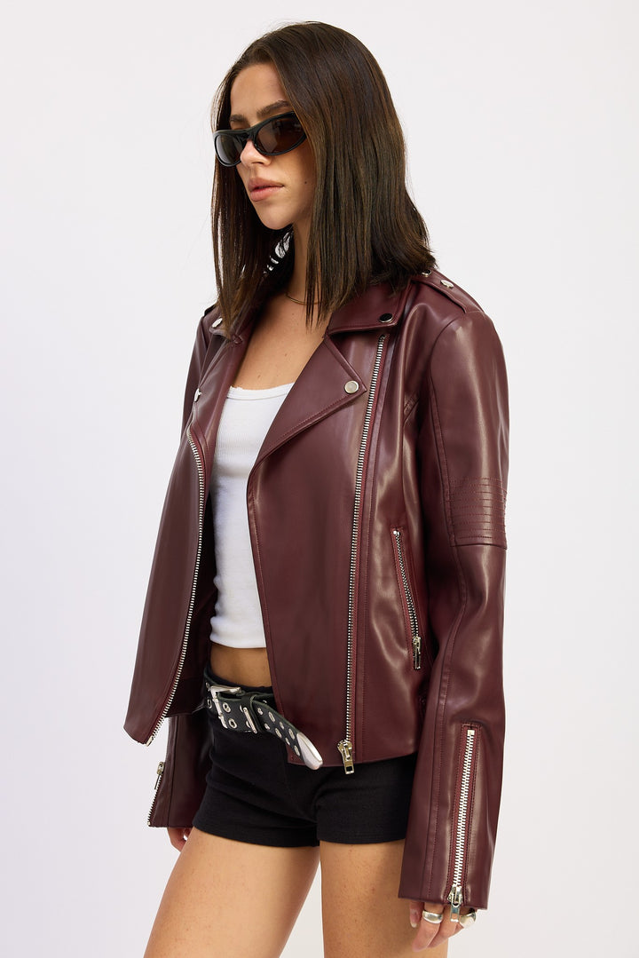 Leather Biker Jacket