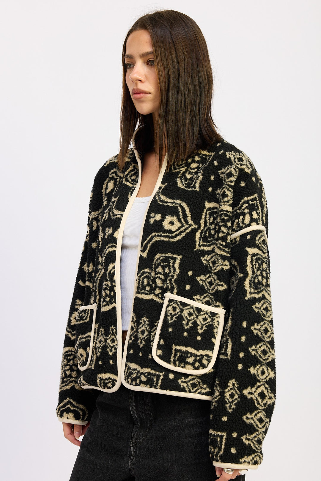 Paisley Sherpa Jacket