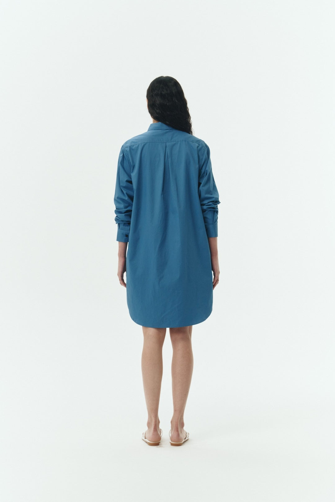 Cara Solid Shirt Dress 1