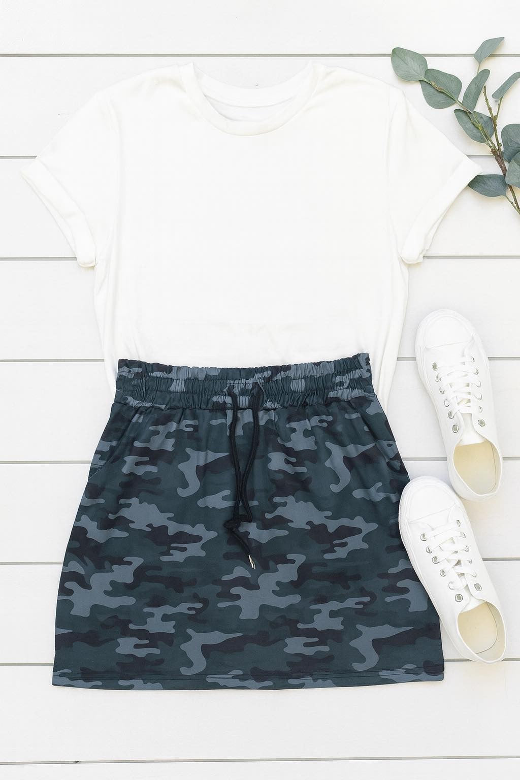 The Kai Camo Jogger Skirt