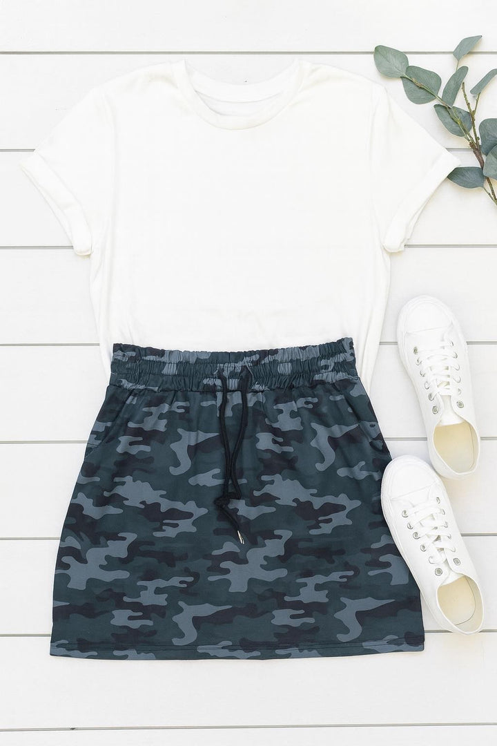 The Kai Camo Jogger Skirt