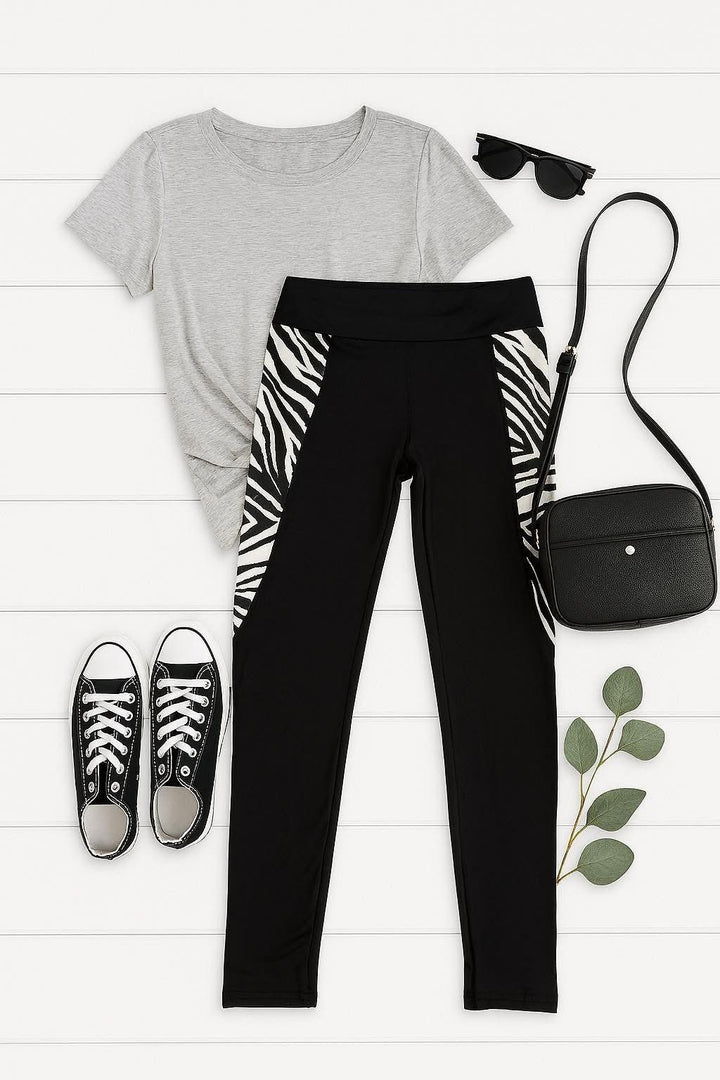 Zebra The Zola Zebra Print Leggings
