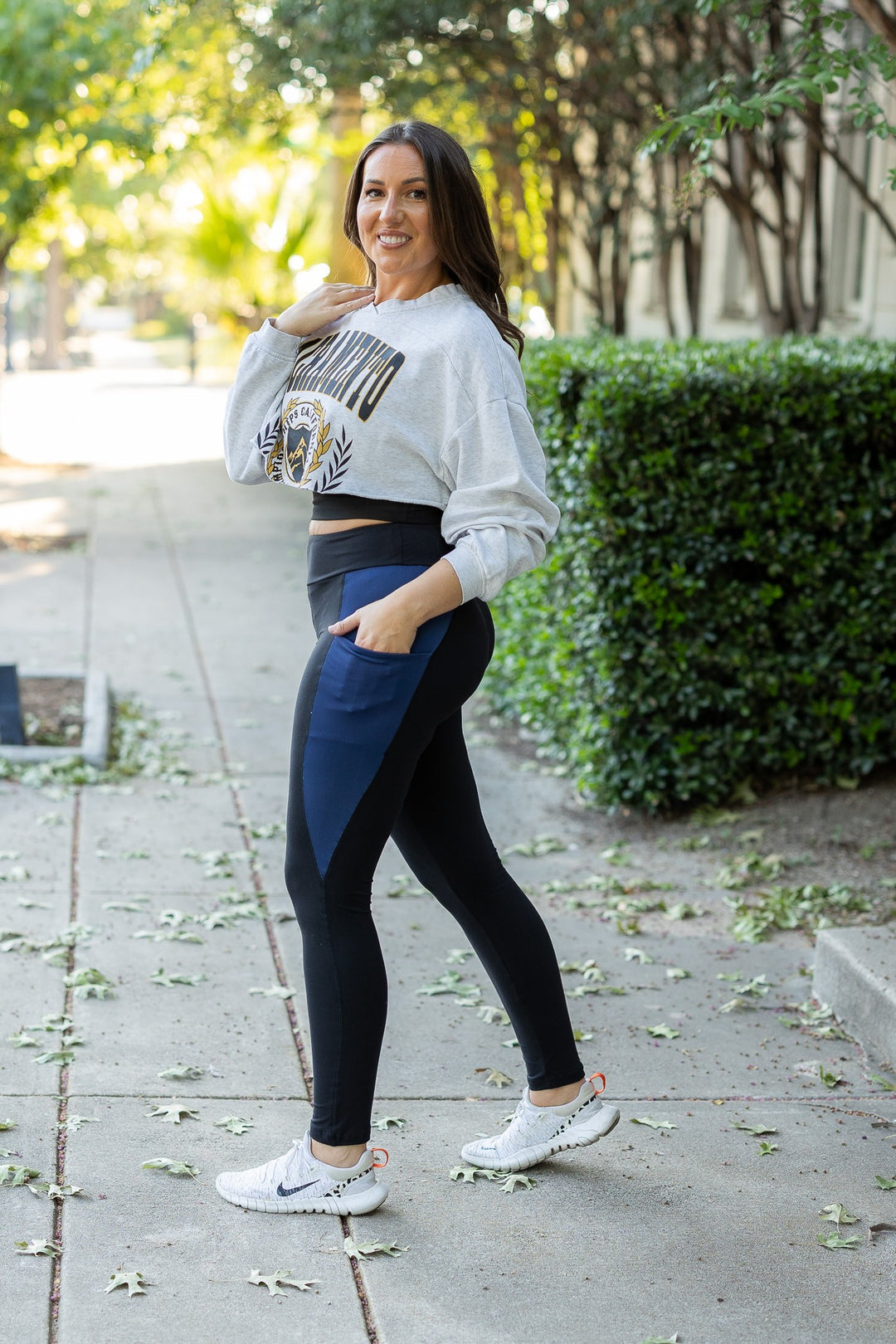 Blue The Billie Blue Panel Leggings