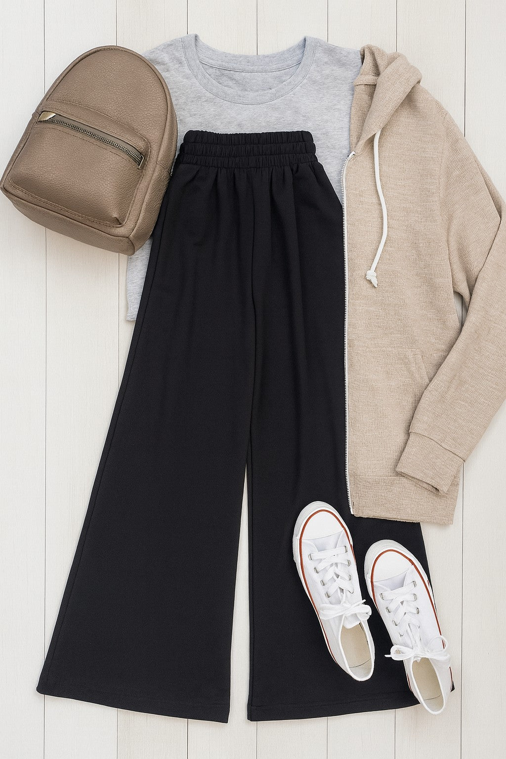 The Morgan Casual Loose Fit Wide Leg Pants