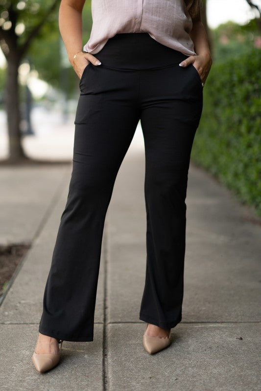 Black The Mandi Everyday Tummy Control Pants 4