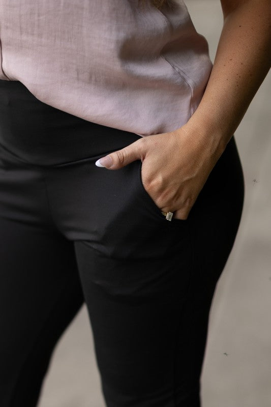 Black The Mandi Everyday Tummy Control Pants 4