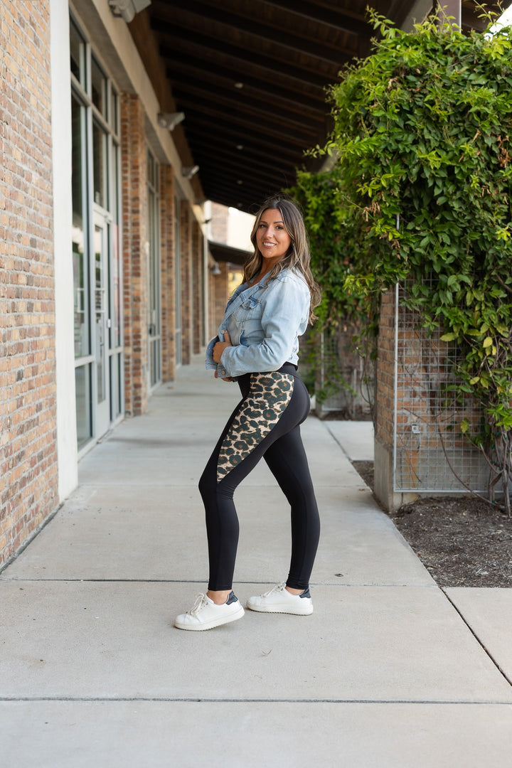 The Lexi Leopard 2 0 Panel Leggings