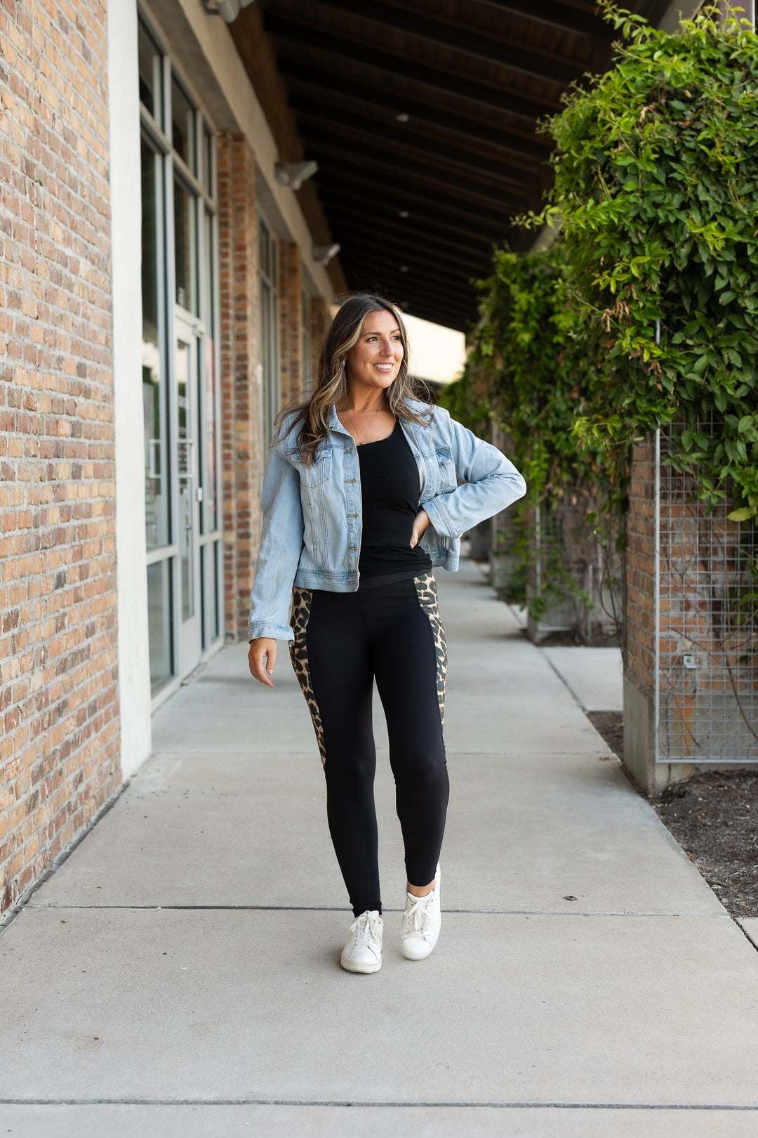 The Lexi Leopard 2 0 Panel Leggings