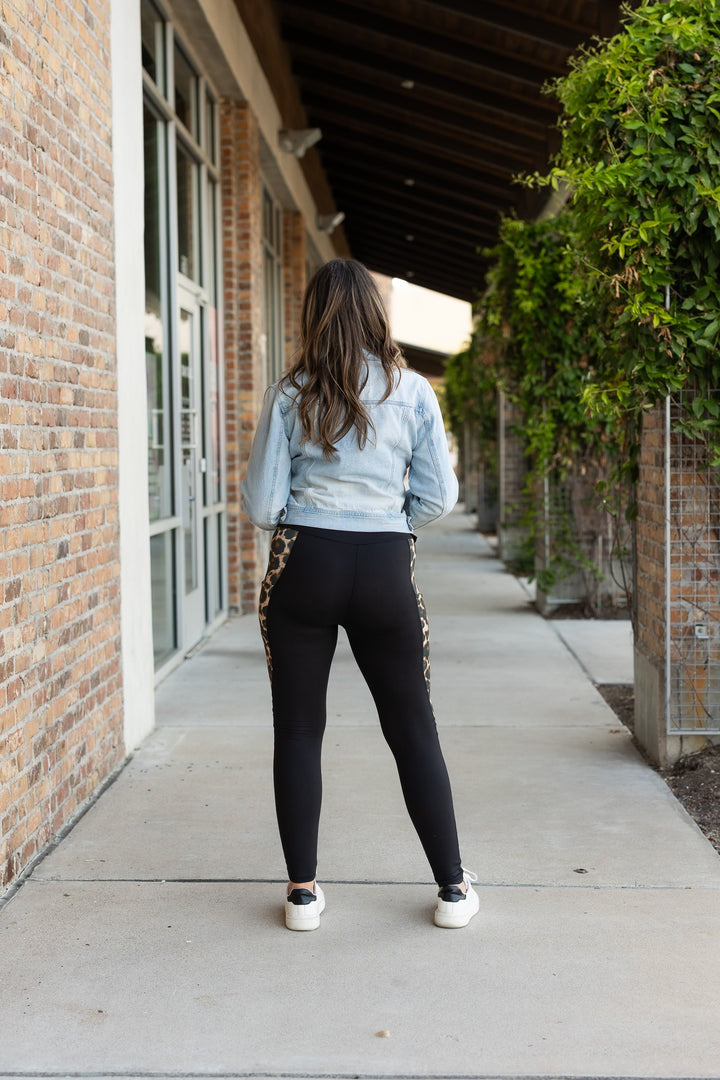 The Lexi Leopard 2 0 Panel Leggings