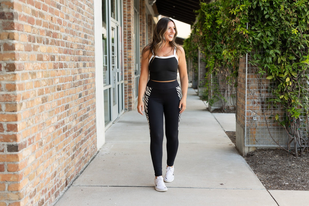 The Zola Zebra Print Leggings