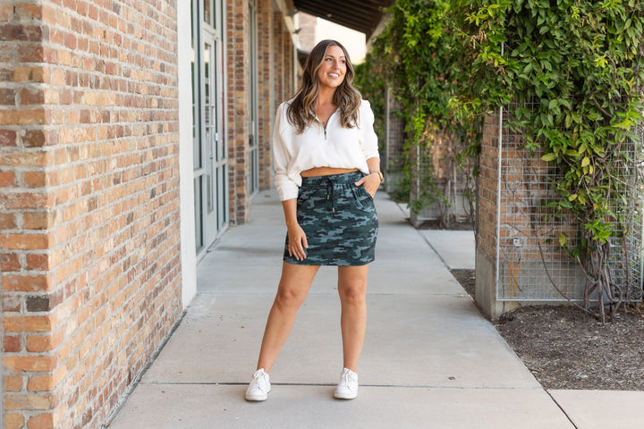 The Kai Camo Jogger Skirt