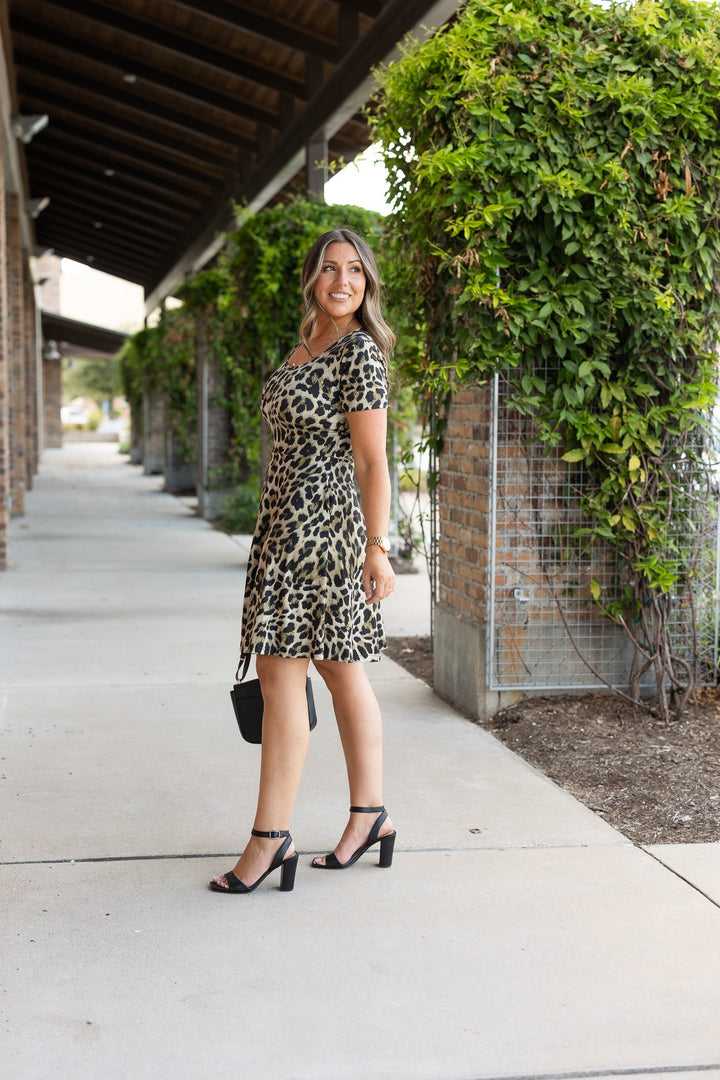 The Layla Leopard Dress